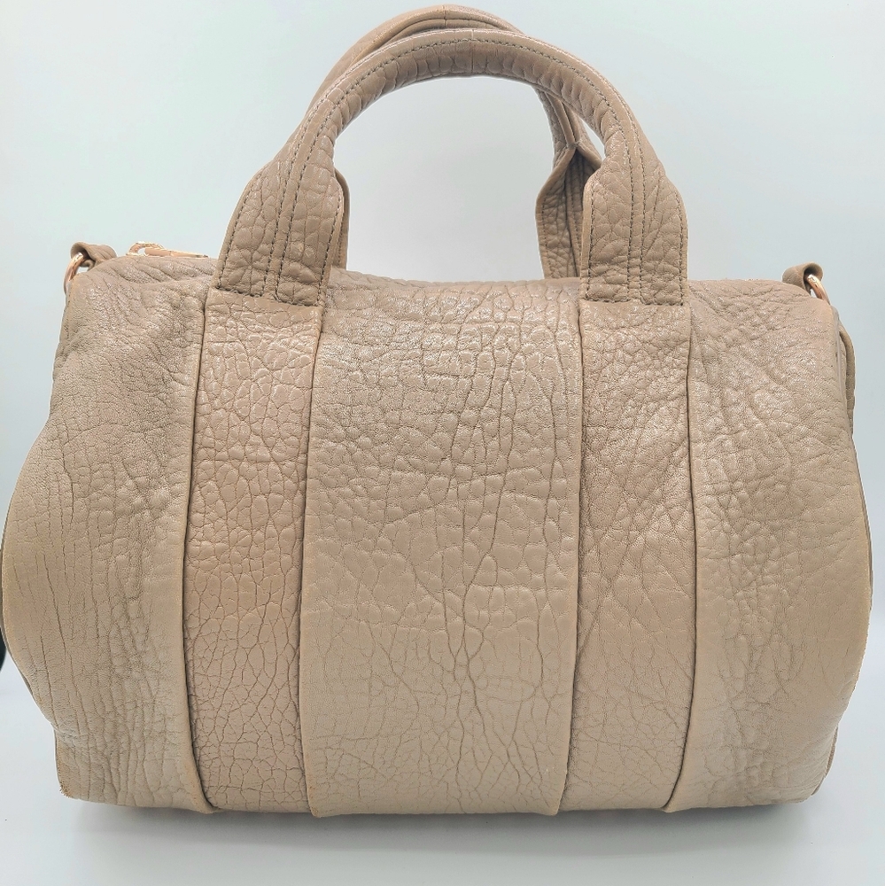Alexander Wang Rocco Textured Leather Studded Satchel - Picture 3 of 16
